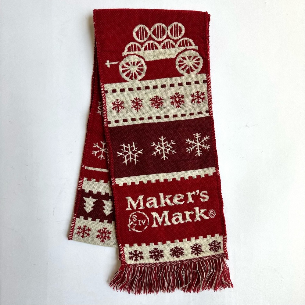 Maker’s Mark Whiskey Red Scarf